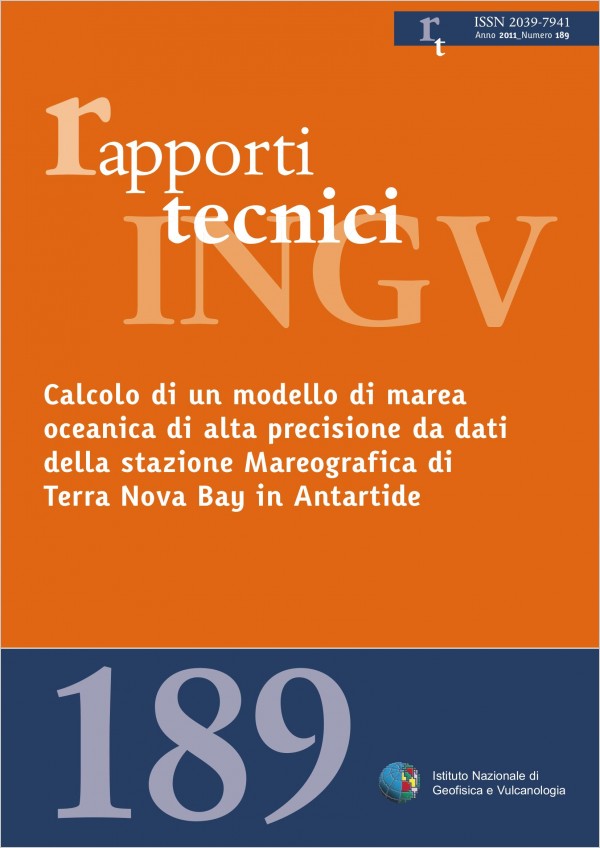 Immagine di copertina del volume 189